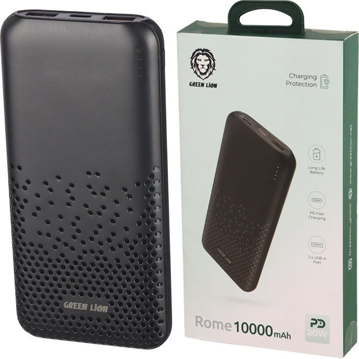 پاوربانک گرین لاین 10 هزار Green Lion Rome 10000 20W