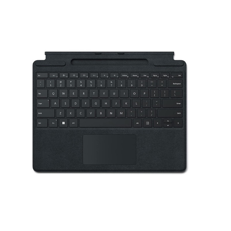 تبلت مایکروسافت مدل Surface Pro 9-i7 1255U ظرفیت 256 گیگابایت و رم 16 گیگابایت به همراه کیبورد Signature Black و قلم Slim Pen 2