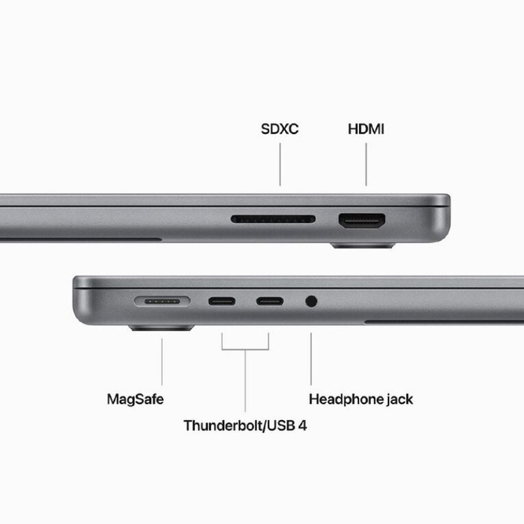 لپ تاپ 14.2 اینچی اپل مدل MacBook Pro MR7K3 2023 LLA-M3-8GB RAM-1TB SSD