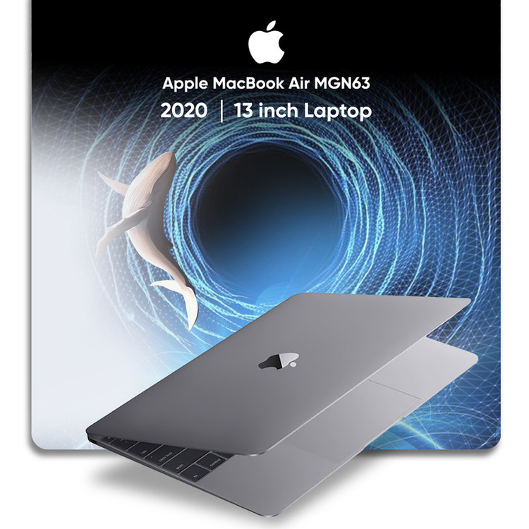 لپ تاپ 13.3 اینچی اپل مدل MacBook Air MGN63 2020 ZPA-M1-8GB RAM-256GB SSD