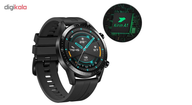 ساعت هوشمند هوآوی مدل WATCH GT 2 LTN-B19 46 mm بند لاستیکی