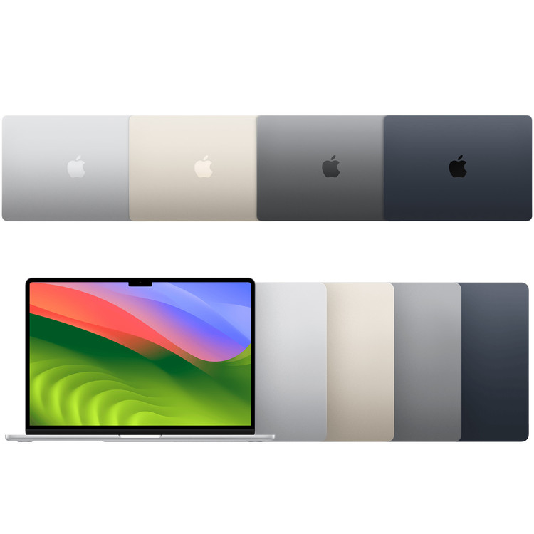 لپ تاپ 15.3 اینچی اپل مدل MacBook Air MXD23 2024 ZPA-M3-16GB RAM-512GB SSD