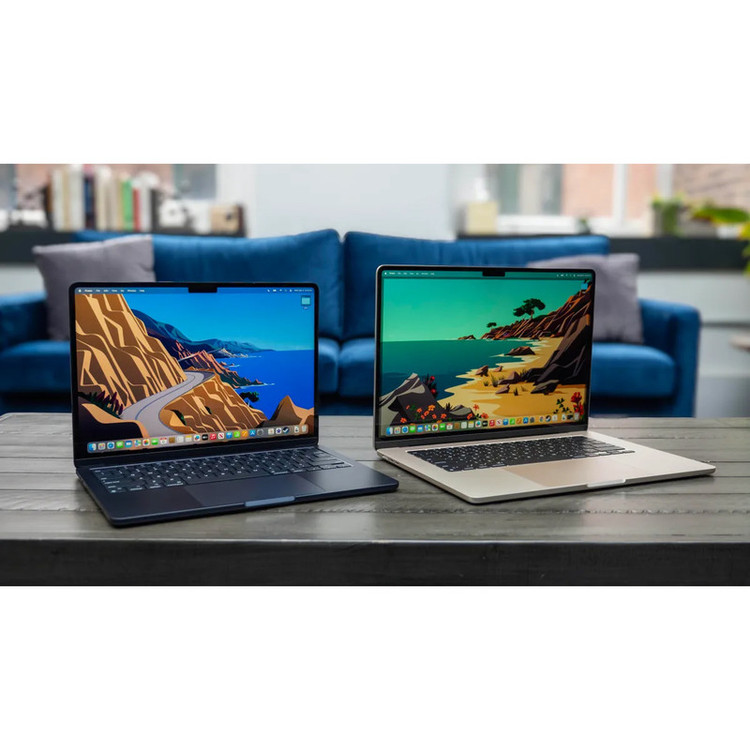 لپ تاپ 13.6 اینچی اپل مدل MacBook Air MXCV3 2024 LLA-M3-16GB RAM-512GB SSD