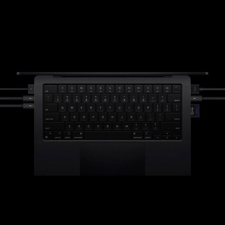 لپ تاپ 14.2 اینچی اپل مدل MacBook Pro MW2U3 2024 LLA-M4-16GB RAM-512GB SSD