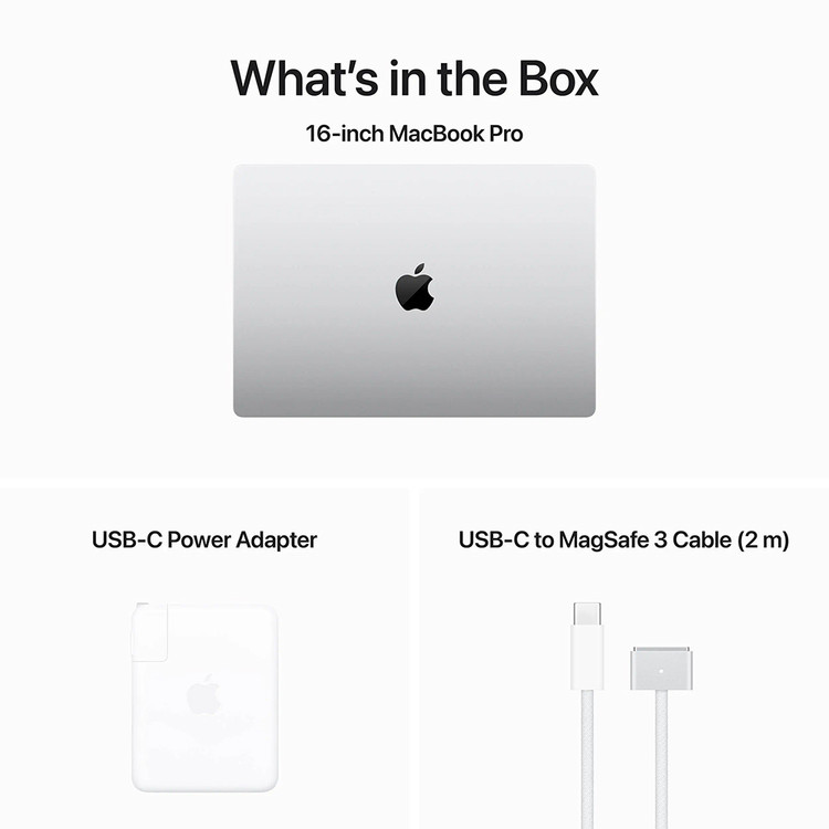 لپ تاپ 16.2 اینچی اپل مدل MacBook Pro MRW43 2023 LLA-M3 Pro-18GB RAM-512GB SSD
