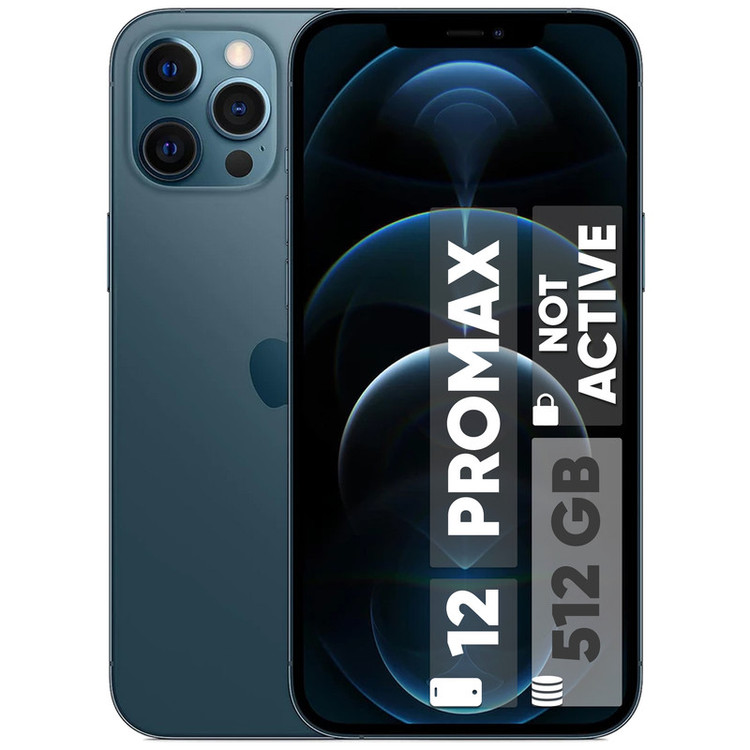 گوشی موبایل اپل مدل iPhone 12 Pro Max A2412 دو سیم کارت ظرفیت 512 گیگابایت و رم 6 گیگابایت - نات اکتیو
