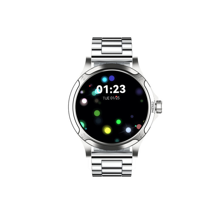 ساعت هوشمند تی سی اچ مدل HD2 3D Hero2، مناسب برای ورزش، روزمره، رسمی، دارای قابلیتهای صفحه نمایش رنگی و لمسی، کنترل موسیقی، قابلیت مکالمه از طریق بلوتوث، بند استیل
