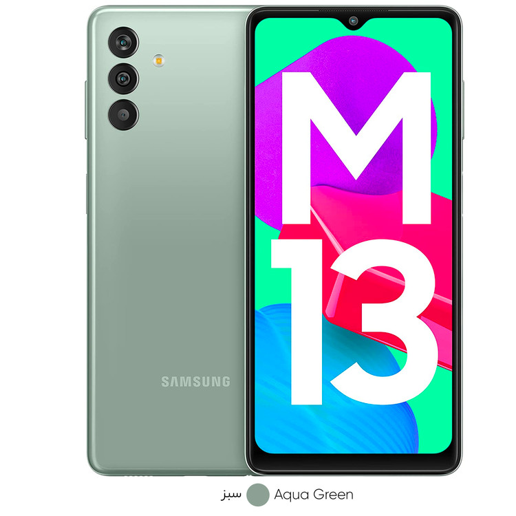 گوشی موبایل سامسونگ مدل Galaxy M13 دو سیم کارت ظرفیت 64 گیگابایت و رم 4 گیگابایت - پک هند اکتیو