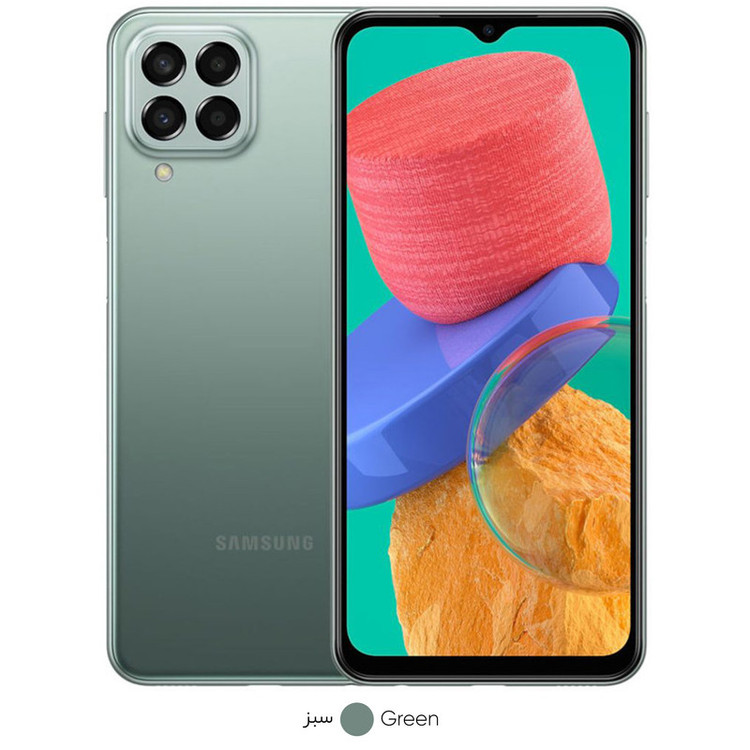 گوشی موبایل سامسونگ مدل Galaxy M33 5G SM-M336B/DS دو سیم کارت ظرفیت 128 گیگابایت و رم 8 گیگابایت - اکتیو