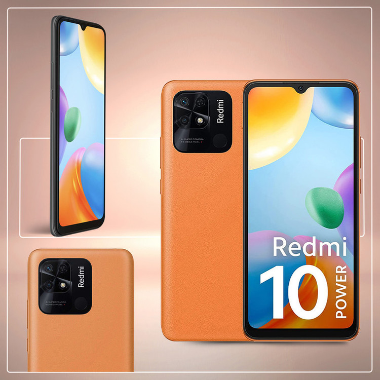 گوشی موبایل شیائومی مدل Redmi 10 Power دو سیم کارت ظرفیت 128 گیگابایت و رم 8 گیگابایت - هند