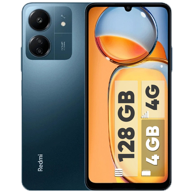 گوشی موبایل شیائومی مدل Redmi 13C دو سیم کارت ظرفیت 128 گیگابایت و رم 4 گیگابایت