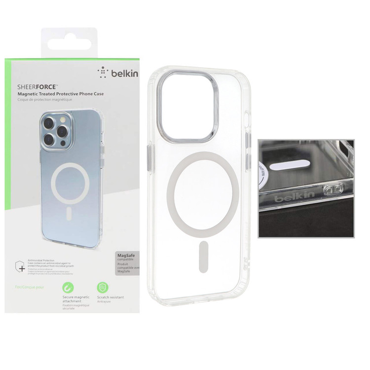 گارد آیفون belkin شفاف Magsafe