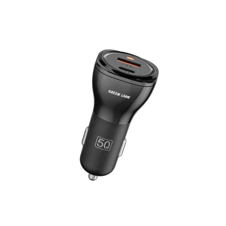 شارژر فندکی ۵۰ وات دو پورت گرین لاین Dual Port Car Charger 50W