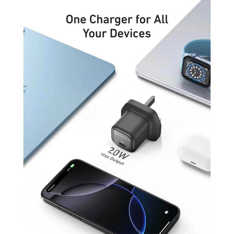 شارژر دیواری PD و فست تک پورت ANKER مدل A2699K11 20W