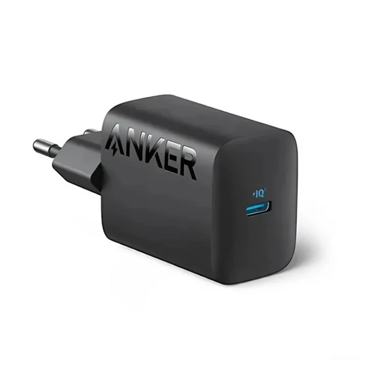 شارژر دیواری سه پین PD و فست تک پورت ANKER مدل B2347K21 20W به همراه کابل شارژ Type-C To Type-C
